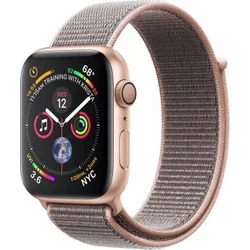 APPLE Watch Series 4 GPS, 40mm Gold Aluminium Case with Pink Sand Sport Loop