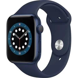 APPLE Watch Series 6 44mm Blue Aluminium Case with Deep Navy Sport Band - Regular