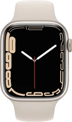 APPLE Watch Series 7 Cellular, 45mm Starlight/Starlight SportBand (mkjq3hc/a)