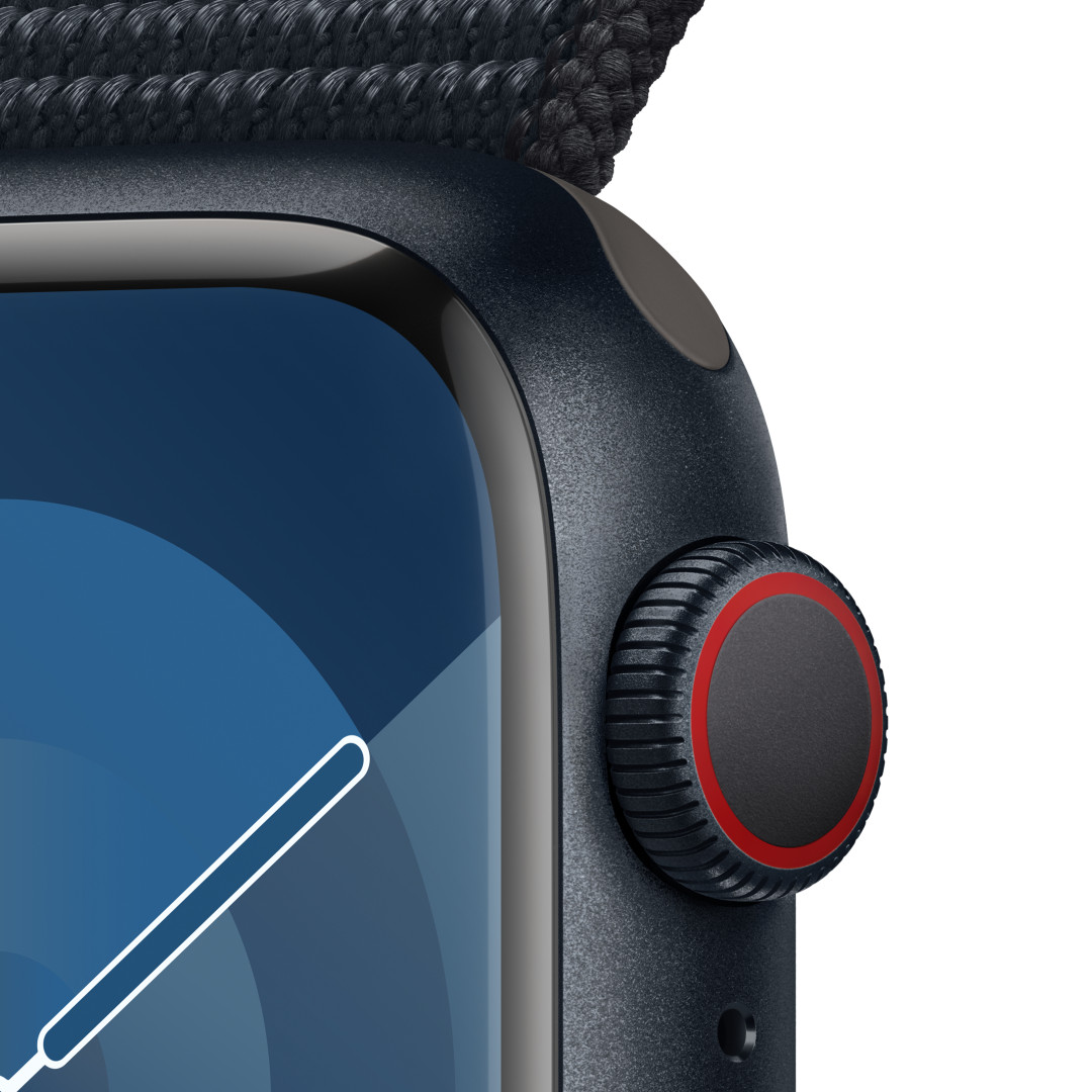 Apple Watch Series 9 41 mm Cellular Dark Ink Aluminium s tmavým atramentovým športovým remienkom