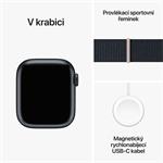 Apple Watch Series 9 41 mm Cellular Dark Ink Aluminium s tmavým atramentovým športovým remienkom