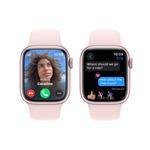 Apple Watch Series 9 41 mm Cellular Pink Aluminium so svetloružovým športovým remienkom - M/L