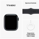 Apple Watch Series 9 41 mm Dark Ink Aluminium so športovým remienkom Dark Ink - M/L