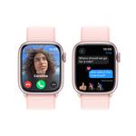 Apple Watch Series 9 41 mm ružový hliník so svetloružovým športovým remienkom