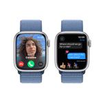 Apple Watch Series 9 41 mm strieborné hliníkové s ľadovo modrým športovým remienkom