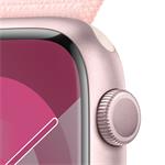 Apple Watch Series 9 45 mm ružový hliník so svetloružovým športovým remienkom