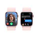 Apple Watch Series 9 45 mm ružový hliník so svetloružovým športovým remienkom