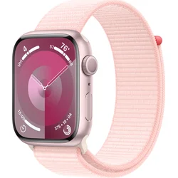 Apple Watch Series 9 45 mm ružový hliník so svetloružovým športovým remienkom