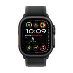 Apple Watch Ultra 2 GPS + Cellular 49 mm čierne titánové puzdro s čiernou slučkou Trail Loop - M/L (MX4V3CS/A)