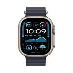 Apple Watch Ultra 2 GPS + Cellular 49 mm puzdro z prírodného titánu s námorníckym oceánskym remienkom (MX4D3CS/A)