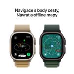 Apple Watch Ultra 2 GPS + Cellular 49mm Natural Titanium Case with Tan Alpine Loop - Small (MX4E3CS/A)