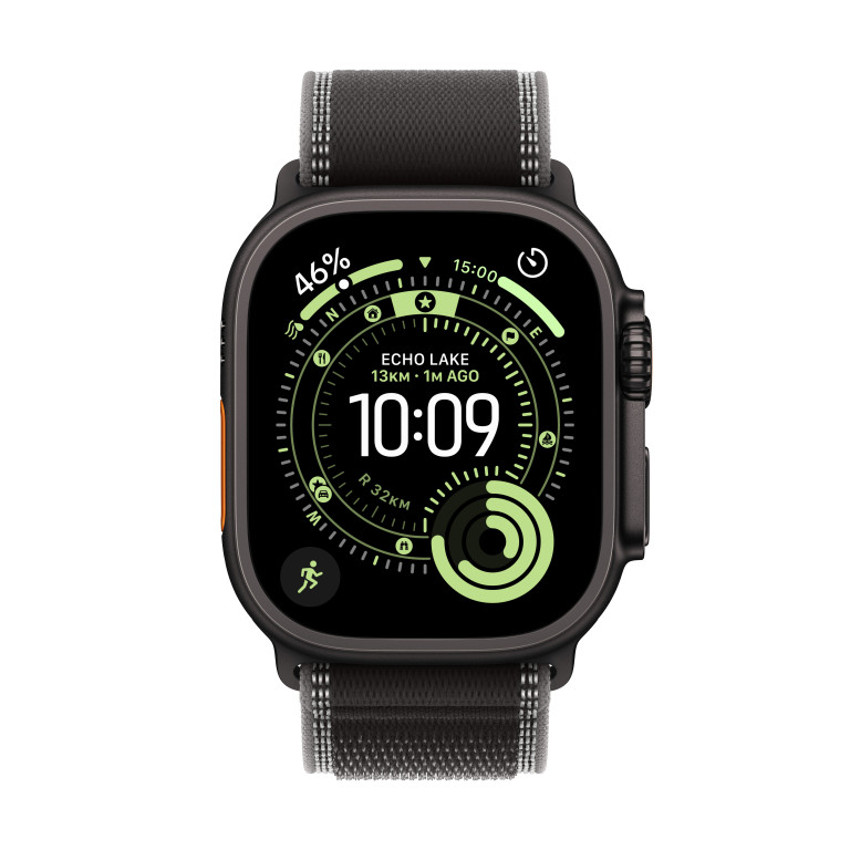 Apple Watch Ultra 3 GPS + Cellular 49mm Titanium Case Black - S/M