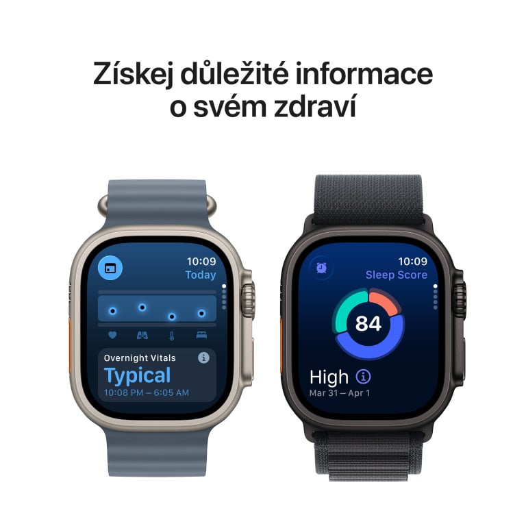 Apple Watch Ultra 3 GPS + Cellular 49mm Titanium Case Blue/Bright - M/L