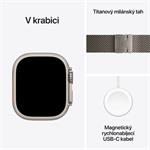 Apple Watch Ultra 3 GPS + Cellular 49mm Titanium + Titanium Mil Loop - M