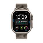 Apple Watch Ultra 4 GPS + Cellular 49 mm s puzdrom z prírodného titánu a milánskym remienkom z prírodného titánu – S