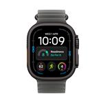 Apple Watch Ultra 4 GPS + Cellular 49mm Black Titanium Case with Translucent Black Ocean Band