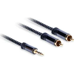AQ Premium PA42030 - 3,5mm Jack - 2xRCA - 3m