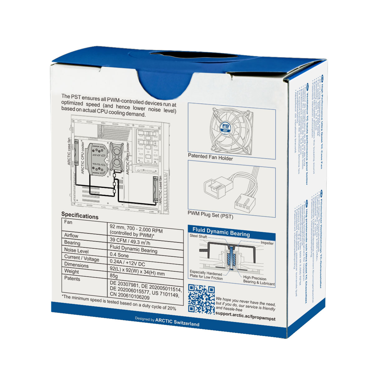 ARCTIC F9 PRO PWM pst AFACO-09PP0-GBA01