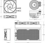 ARCTIC Liquid Freezer III Pro 240, čierny