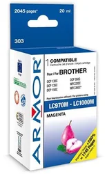 ARMOR cartridge pro BROTHER DCP-130/330 Magenta (LC-1000M) - alternativní