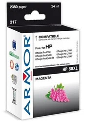 ARMOR cartridge pro HP 88XL Officejet K550 magenta HC,20 ml, (C9392A) - alternativní