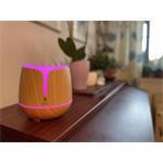 Aróma difuzér s bluetooth reproduktorom a osvetlením Airbi SONIC - svetlé drevo