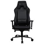 AROZZI herní židle VERNAZZA XL SoftPU Pure Black/ povrch polyuretan/ černá