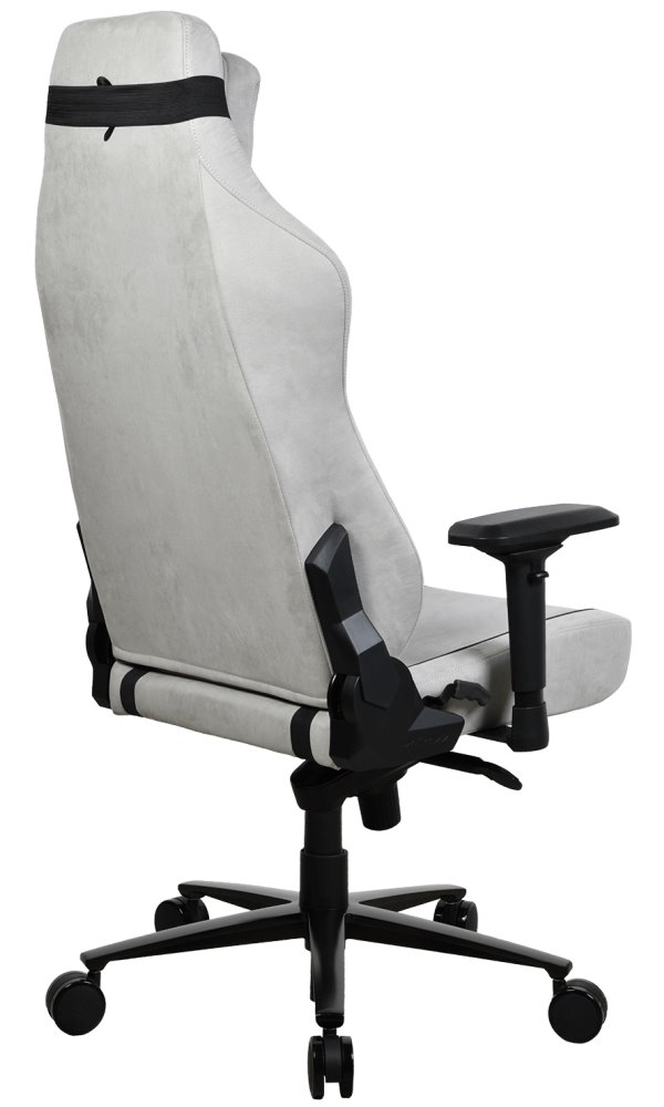 Arozzi VERNAZZA XL Supersoft Light Grey, textilný povrch, svetlo sivá