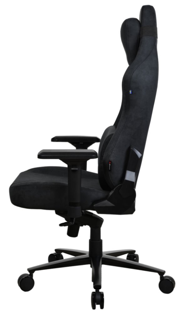 Arozzi VERNAZZA XL Supersoft Pure Black, textilný povrch, čierna