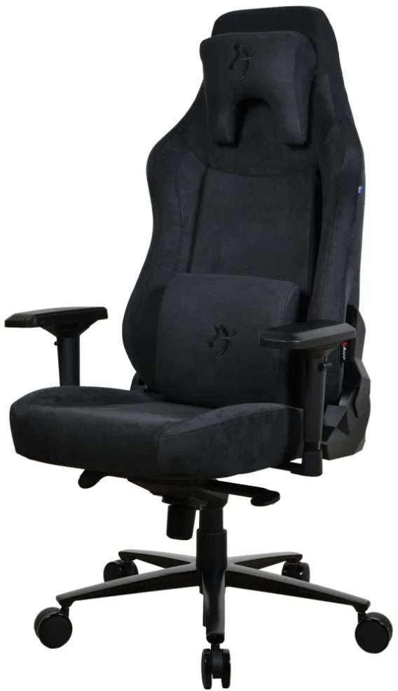 Arozzi VERNAZZA XL Supersoft Pure Black, textilný povrch, čierna