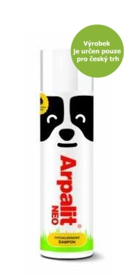 Arpalit Neo veterinární šampon na suchou, citlivou a alergickou pokožku 250 ml