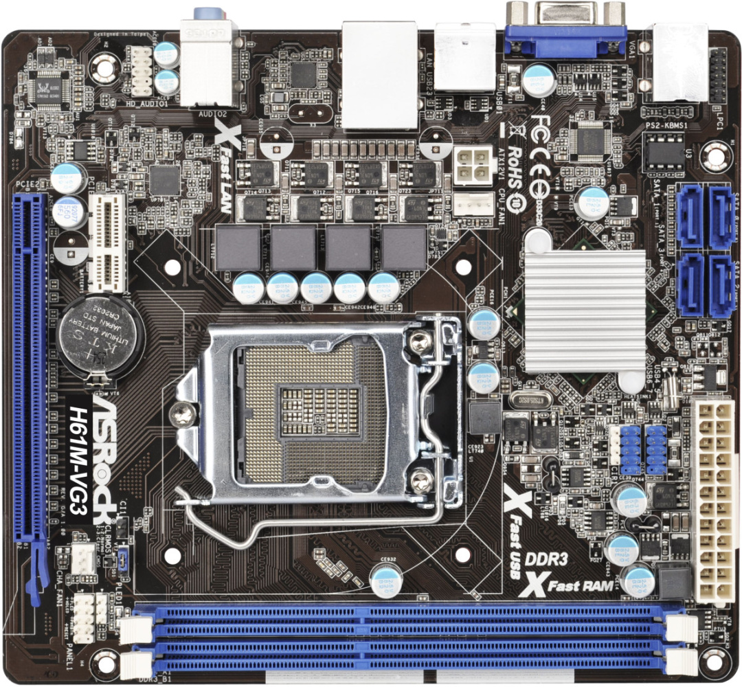 Asrock h61m vg3 какая видеокарта подойдет