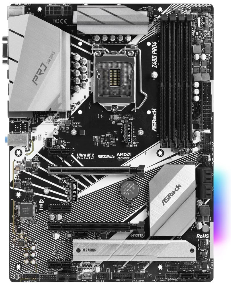 Asrock z490 pro4 совместимость процессоров