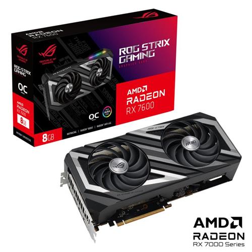 ASUS AMD Radeon ROG Strix RX 7600 8G OC GAMING
