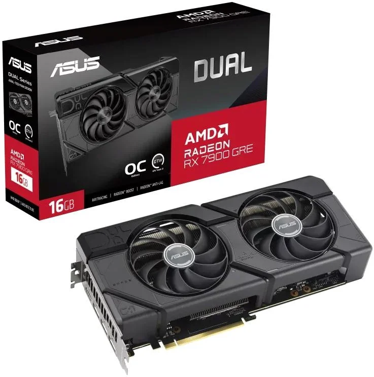 ASUS Dual Radeon RX 7900 GRE OC Edition 16 GB