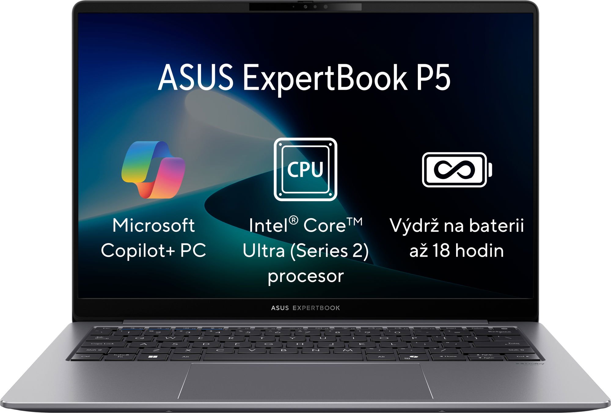ASUS ExpertBook P5 P5405CSA-ULTRA5W Mlhavo sivá