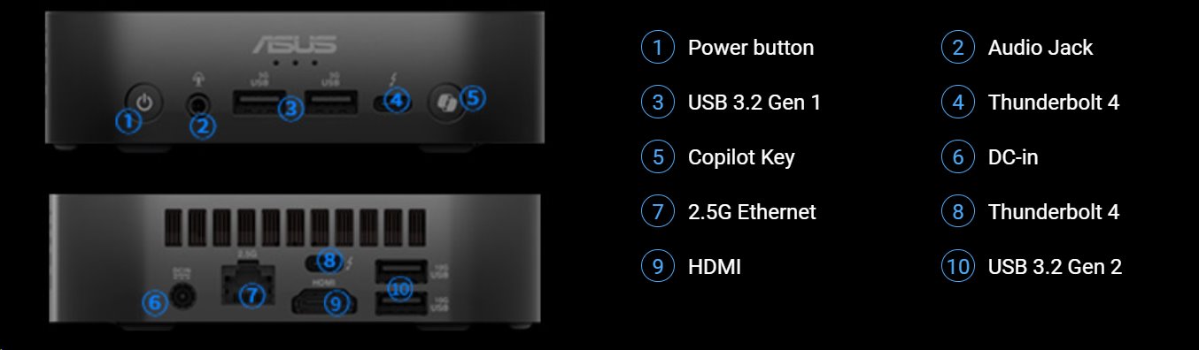 ASUS NUC 14 Pro AI RNUC14LNKU5073H2