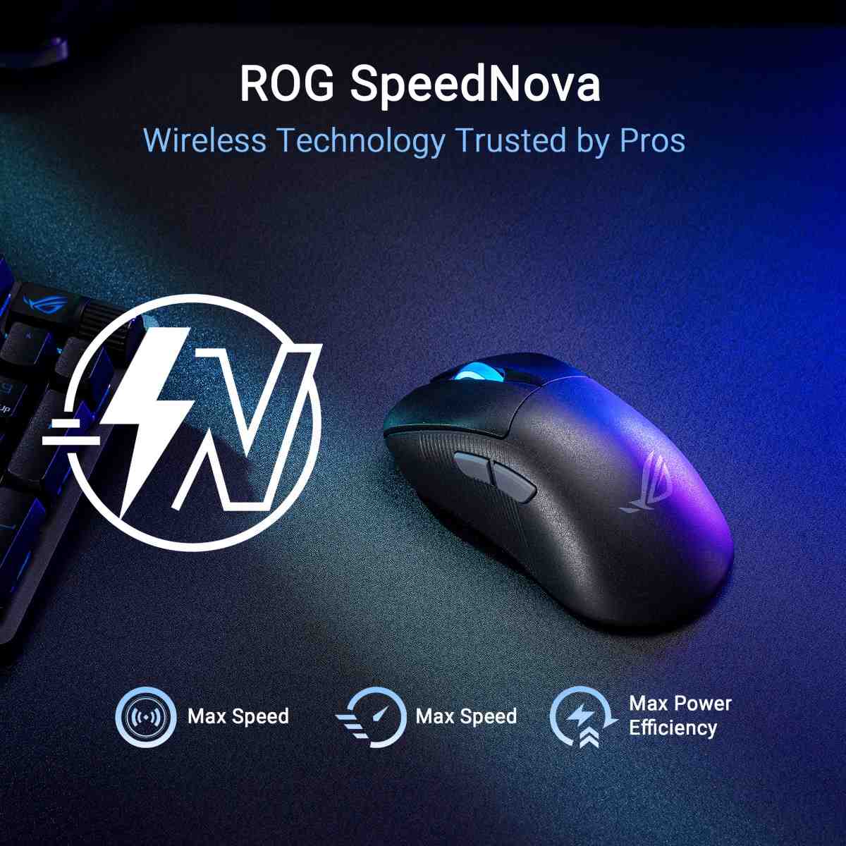 ASUS ROG Keris II Ace, čierna