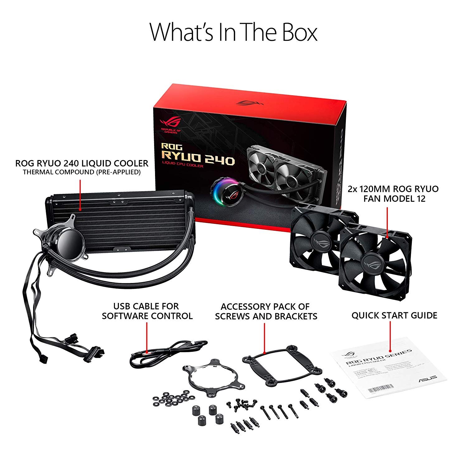 ASUS ROG Ryuo 240 All-in-One 90RC0040-M0UAY0