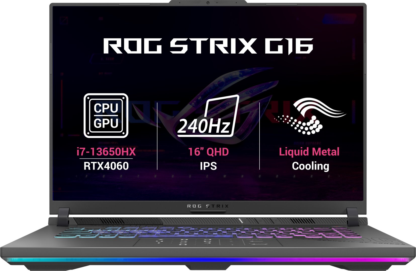 ASUS ROG Strix G16 G614JV-N4118W Eclipse Gray kovový