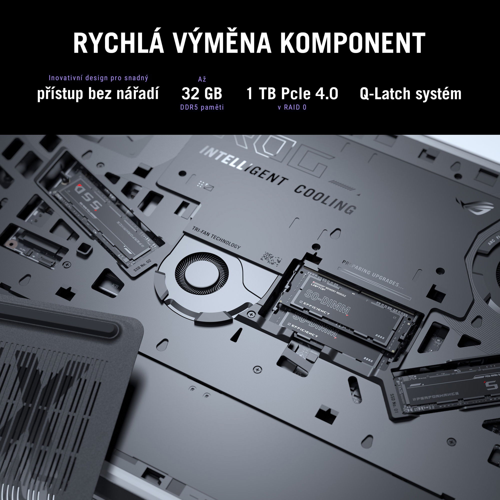 ASUS ROG Strix G18 G815LR-NEBULA002W Eclipse Gray kovový
