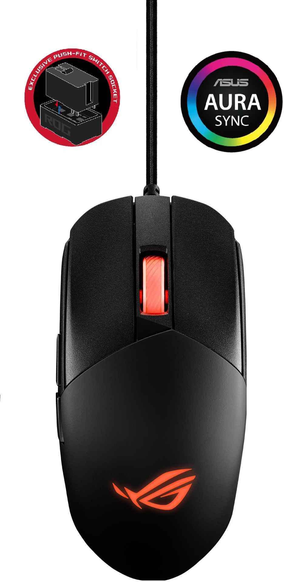 ASUS ROG Strix Impact III, čierna