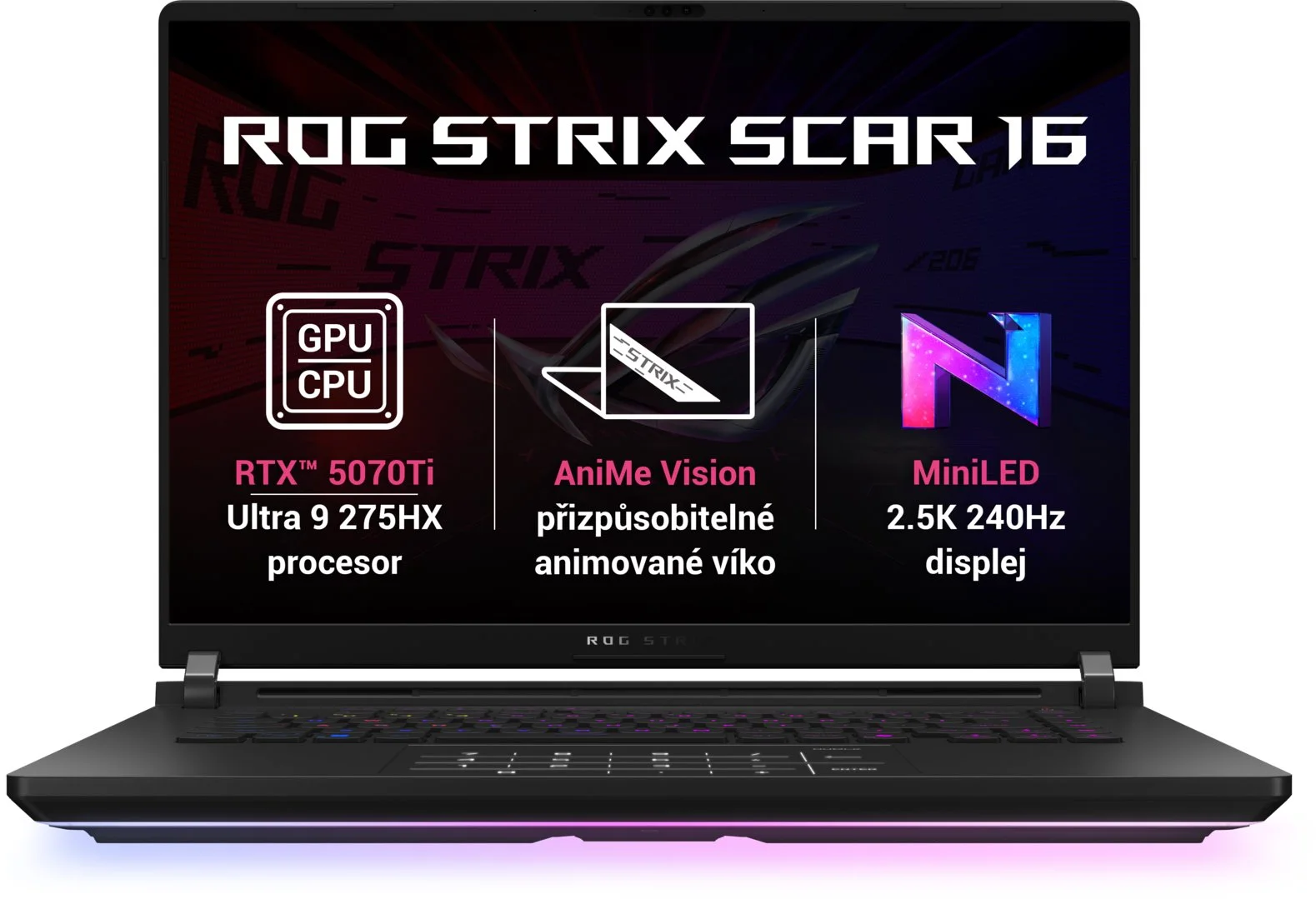 ASUS ROG Strix SCAR 16 G635LR-NEBULA011W Off Black