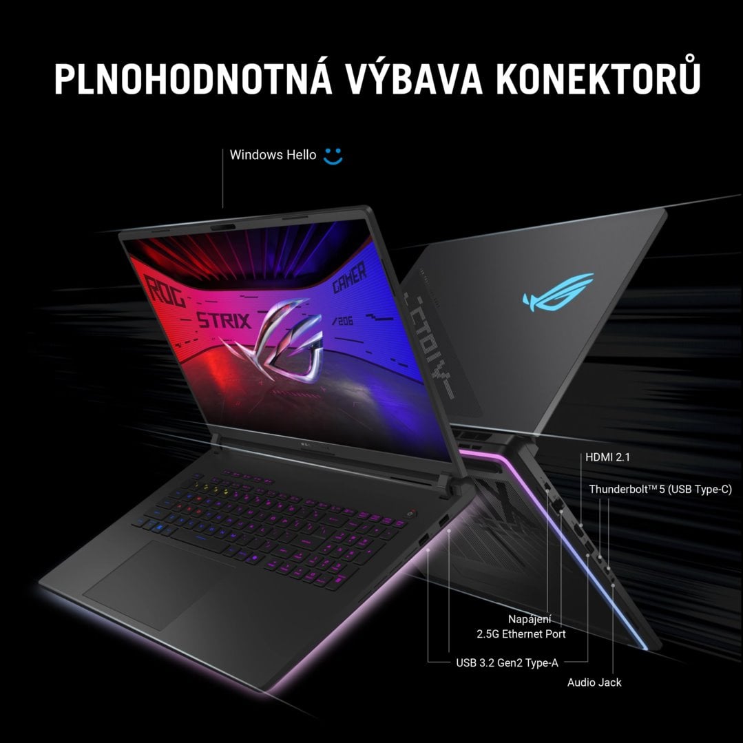 ASUS ROG Strix SCAR 18 G835LX-NEBULA011X Off Black