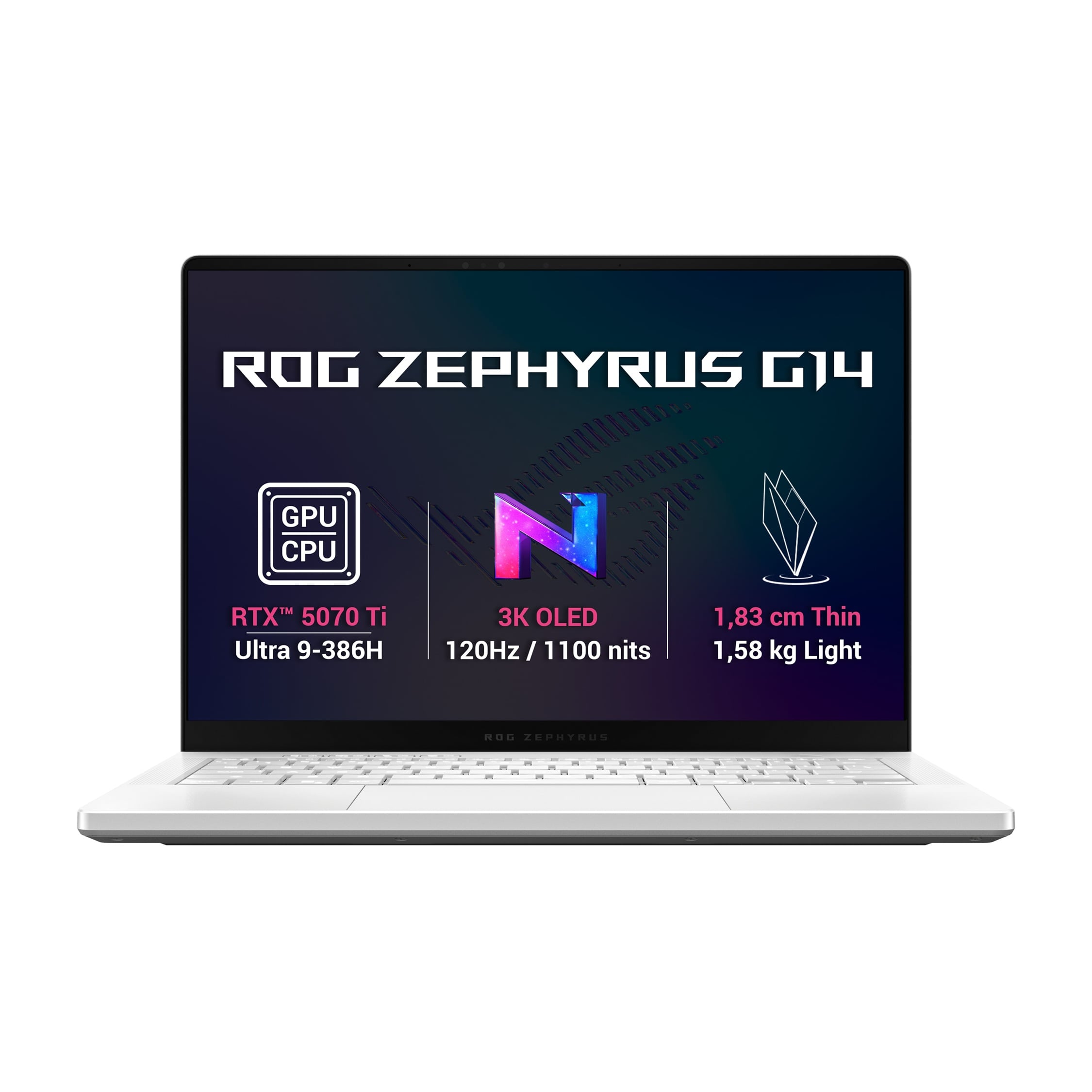 ASUS ROG Zephyrus G14 GU405AR-SY003WZ Platinum White (bez adaptéru)