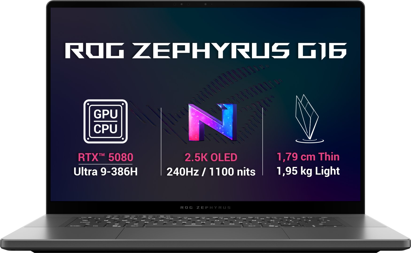 ASUS ROG Zephyrus G16 GU606AW-TB009WZ Eclipse Gray (bez adaptéru)