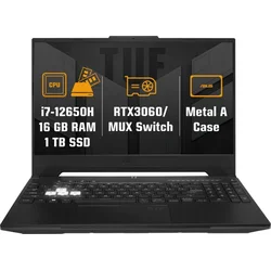 ASUS TUF Dash F15 FX517ZM-HN157W Off Black Metallic
