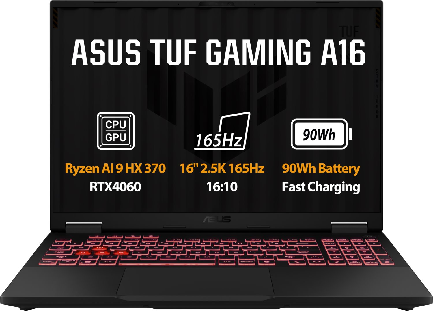 ASUS TUF Gaming A16 FA608WV-QT015W Jaeger Gray Metallic