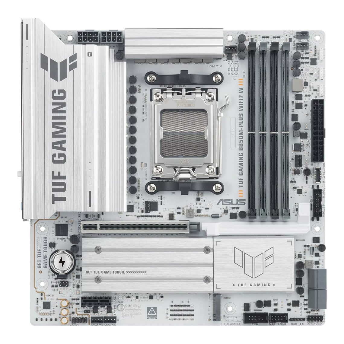 ASUS TUF GAMING B850M-PLUS WIFI7 WHITE