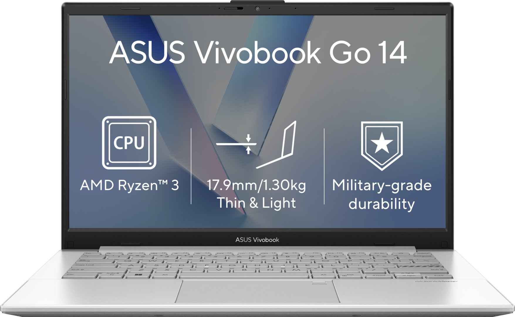 ASUS Vivobook Go 14 E1404FA-EB1808W Cool Silver (bez napájacieho adaptéra)